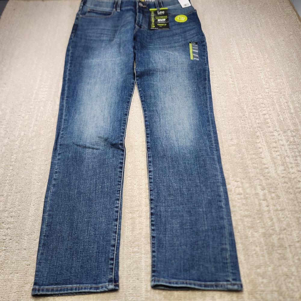 Lee Extreme Motion Jeans Men 36x36 Straight Fit Tapered Leg Stretch Denim NEW